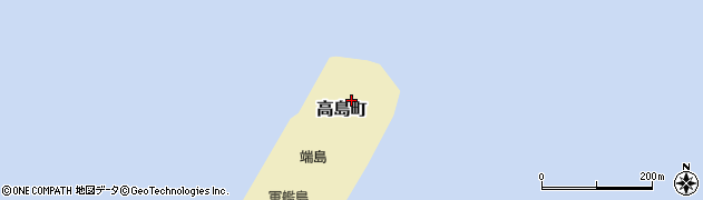 軍艦島周辺の地図