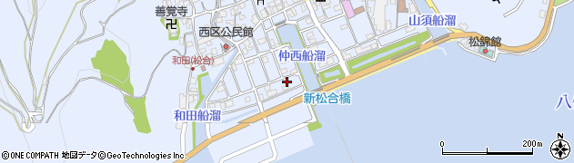 熊本県宇城市不知火町松合9周辺の地図