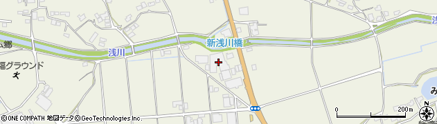 熊本県宇城市松橋町豊福361周辺の地図