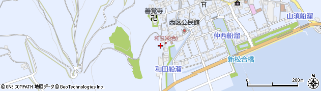 熊本県宇城市不知火町松合1853周辺の地図
