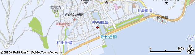 熊本県宇城市不知火町松合14周辺の地図