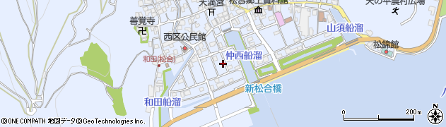 熊本県宇城市不知火町松合30周辺の地図