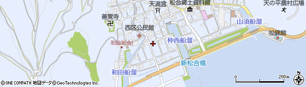 熊本県宇城市不知火町松合47周辺の地図