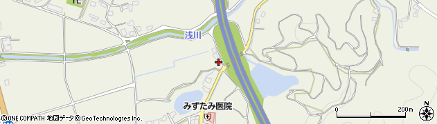 熊本県宇城市松橋町豊福29周辺の地図