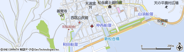熊本県宇城市不知火町松合36周辺の地図