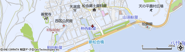熊本県宇城市不知火町松合114周辺の地図