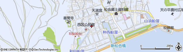 熊本県宇城市不知火町松合857周辺の地図