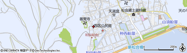熊本県宇城市不知火町松合1841周辺の地図