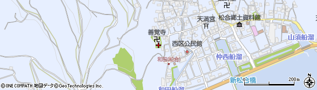 熊本県宇城市不知火町松合1884周辺の地図