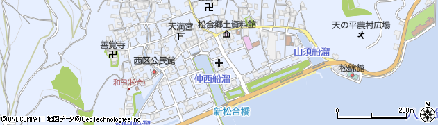 熊本県宇城市不知火町松合111周辺の地図
