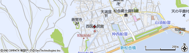 熊本県宇城市不知火町松合875周辺の地図