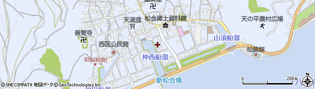 熊本県宇城市不知火町松合110周辺の地図