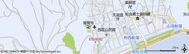 熊本県宇城市不知火町松合1821周辺の地図