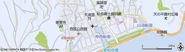 熊本県宇城市不知火町松合96周辺の地図