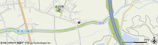 熊本県宇城市松橋町豊福771周辺の地図