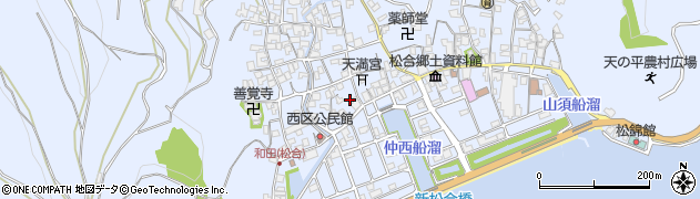 熊本県宇城市不知火町松合846周辺の地図