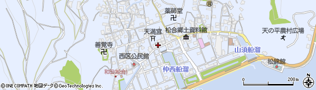 熊本県宇城市不知火町松合801周辺の地図