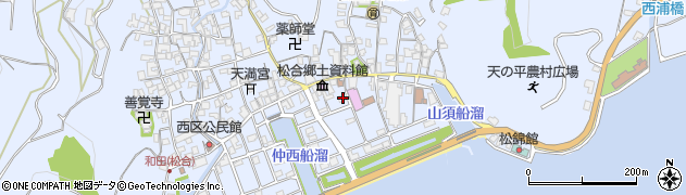 熊本県宇城市不知火町松合143周辺の地図