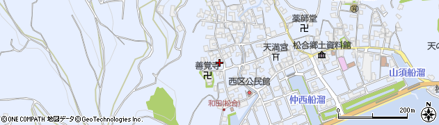熊本県宇城市不知火町松合1768周辺の地図