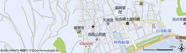熊本県宇城市不知火町松合1785周辺の地図
