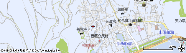 熊本県宇城市不知火町松合1757周辺の地図