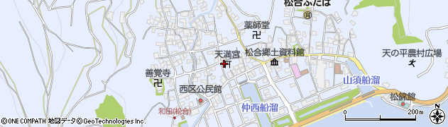 熊本県宇城市不知火町松合806周辺の地図