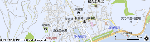 熊本県宇城市不知火町松合797周辺の地図