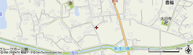 熊本県宇城市松橋町豊福399周辺の地図