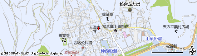 熊本県宇城市不知火町松合812周辺の地図
