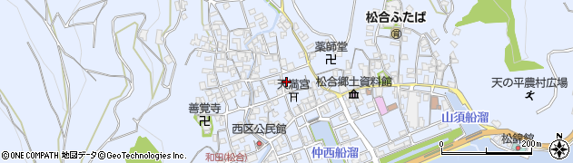 熊本県宇城市不知火町（松合）周辺の地図