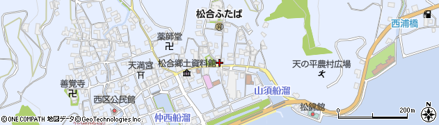 熊本県宇城市不知火町松合415周辺の地図