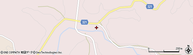 熊本県下益城郡美里町名越谷2154周辺の地図