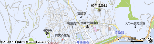 熊本県宇城市不知火町松合962周辺の地図