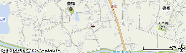 熊本県宇城市松橋町豊福429周辺の地図