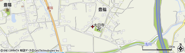 熊本県宇城市松橋町豊福1300周辺の地図