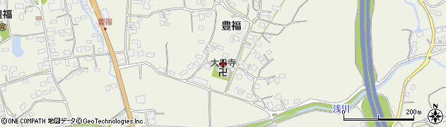 熊本県宇城市松橋町豊福1296周辺の地図