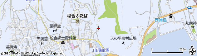 熊本県宇城市不知火町松合243周辺の地図
