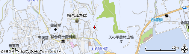熊本県宇城市不知火町松合296周辺の地図
