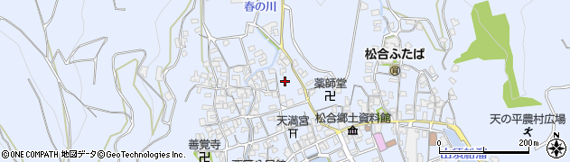 熊本県宇城市不知火町松合942周辺の地図