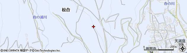 熊本県宇城市不知火町松合2092周辺の地図