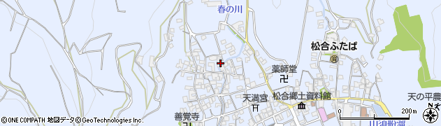 熊本県宇城市不知火町松合1612周辺の地図