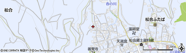 熊本県宇城市不知火町松合1629周辺の地図
