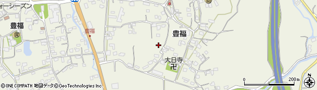熊本県宇城市松橋町豊福1244周辺の地図