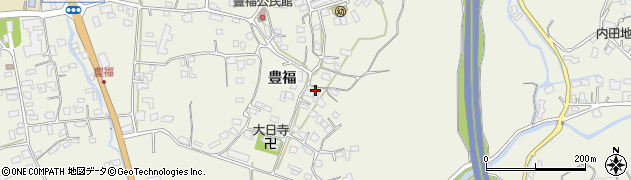 熊本県宇城市松橋町豊福854周辺の地図