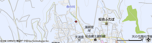 熊本県宇城市不知火町松合953周辺の地図