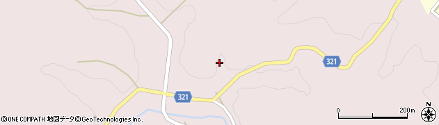 熊本県下益城郡美里町名越谷2177周辺の地図