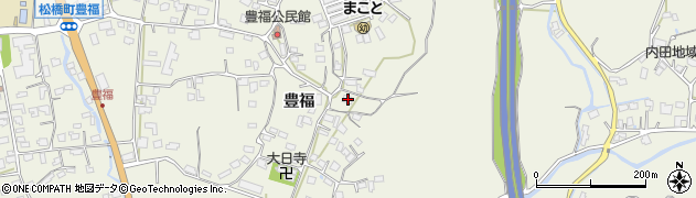熊本県宇城市松橋町豊福1291周辺の地図