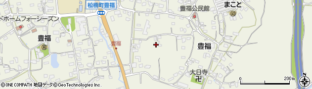 熊本県宇城市松橋町豊福1219周辺の地図