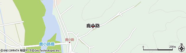 宮崎県延岡市鹿小路周辺の地図
