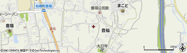 熊本県宇城市松橋町豊福1252周辺の地図